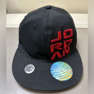 NEW Rare! Nike Air Jordan Jumpman 2006 Black Stretch Youth Hat Cap - One Size